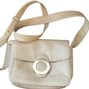 Vintage Bechamel Genuine Leather Crossbody Bag Upcycled